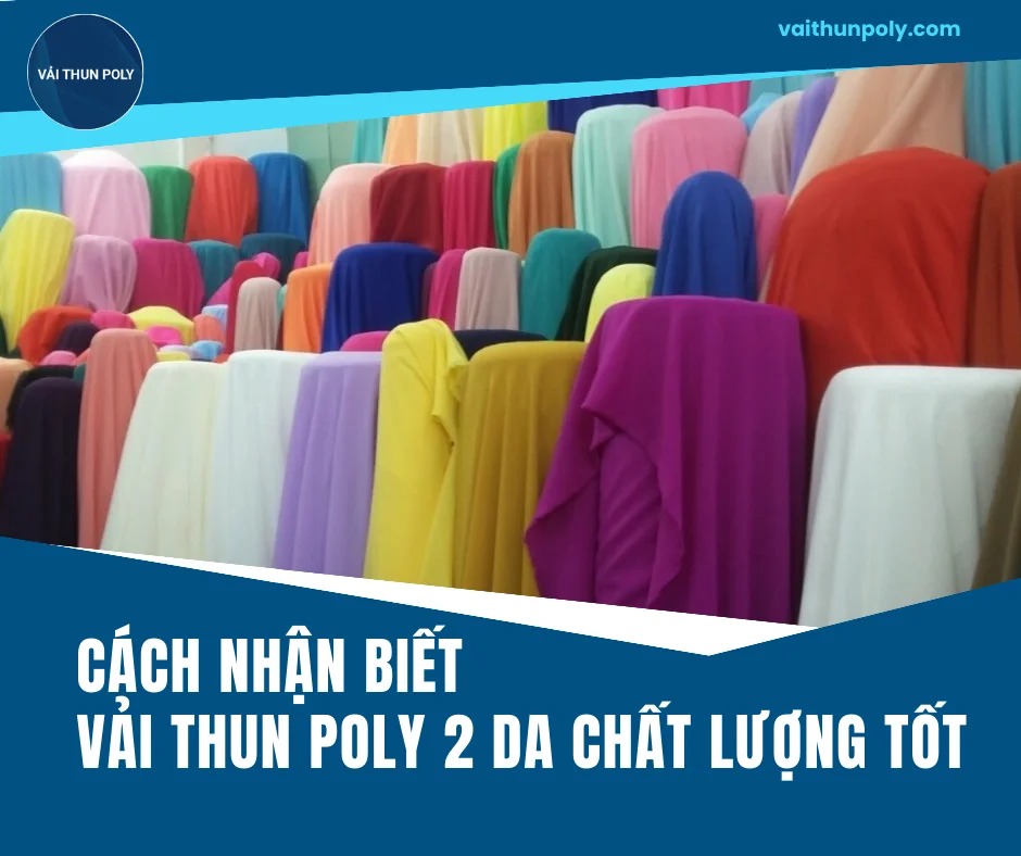 CÁCH NHẬN BIẾT VẢI THUN POLY 2 DA CHẤT LƯỢNG TỐT